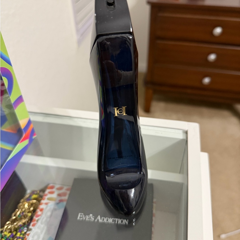 Black High Heel Shoe Display perfume empty
